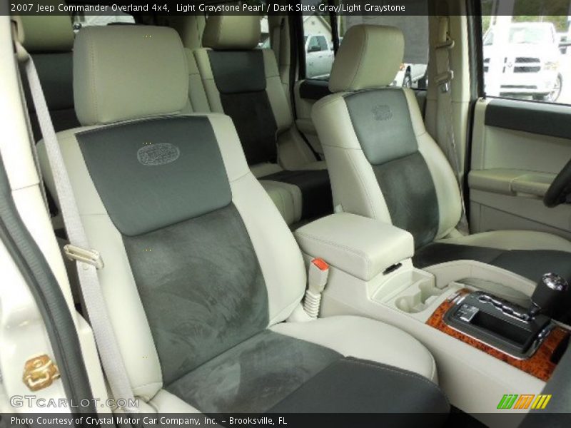 Light Graystone Pearl / Dark Slate Gray/Light Graystone 2007 Jeep Commander Overland 4x4