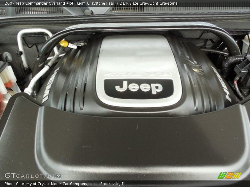 Light Graystone Pearl / Dark Slate Gray/Light Graystone 2007 Jeep Commander Overland 4x4