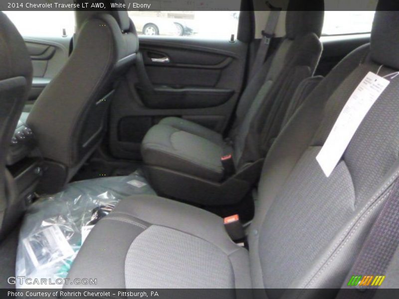 White / Ebony 2014 Chevrolet Traverse LT AWD