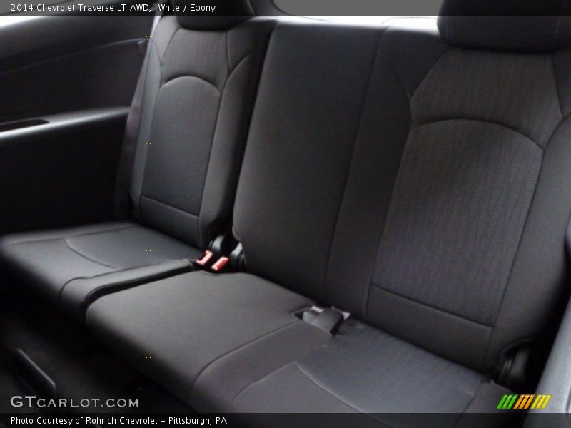 White / Ebony 2014 Chevrolet Traverse LT AWD