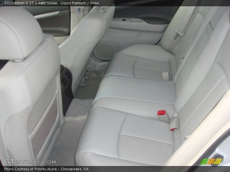 Liquid Platinum / Stone 2010 Infiniti G 37 x AWD Sedan