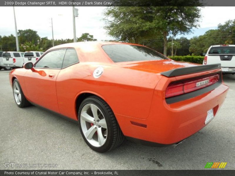 HEMI Orange / Dark Slate Gray 2009 Dodge Challenger SRT8