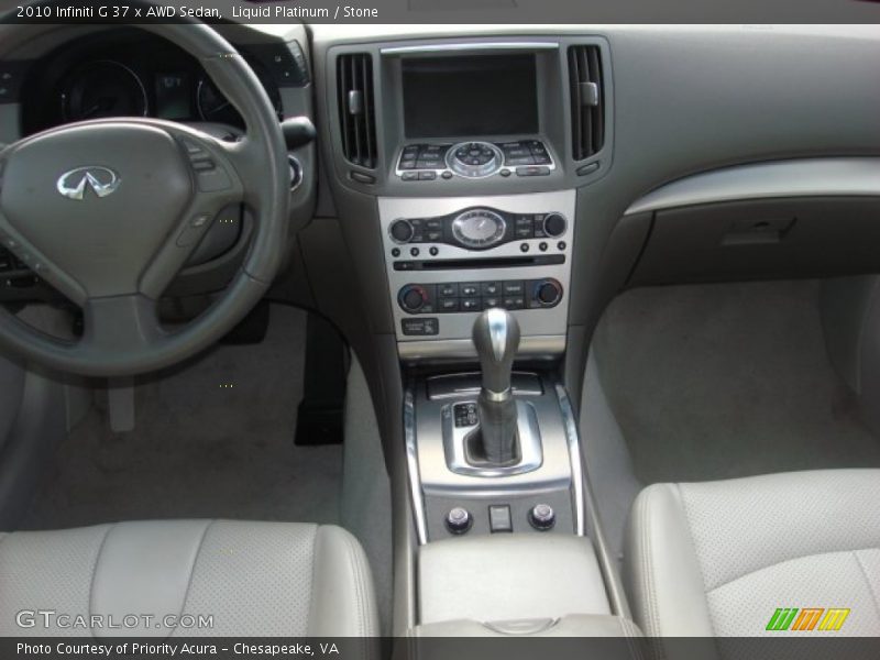 Liquid Platinum / Stone 2010 Infiniti G 37 x AWD Sedan