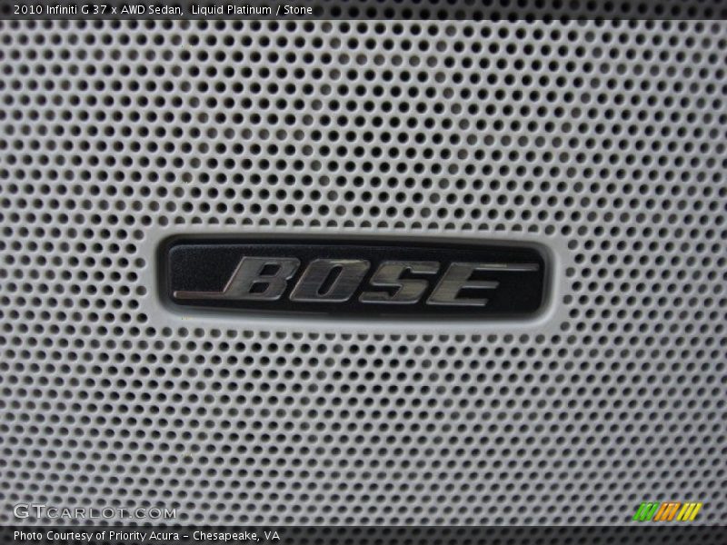 Liquid Platinum / Stone 2010 Infiniti G 37 x AWD Sedan