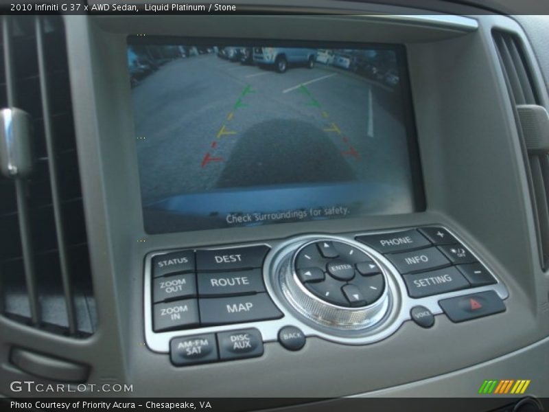 Liquid Platinum / Stone 2010 Infiniti G 37 x AWD Sedan