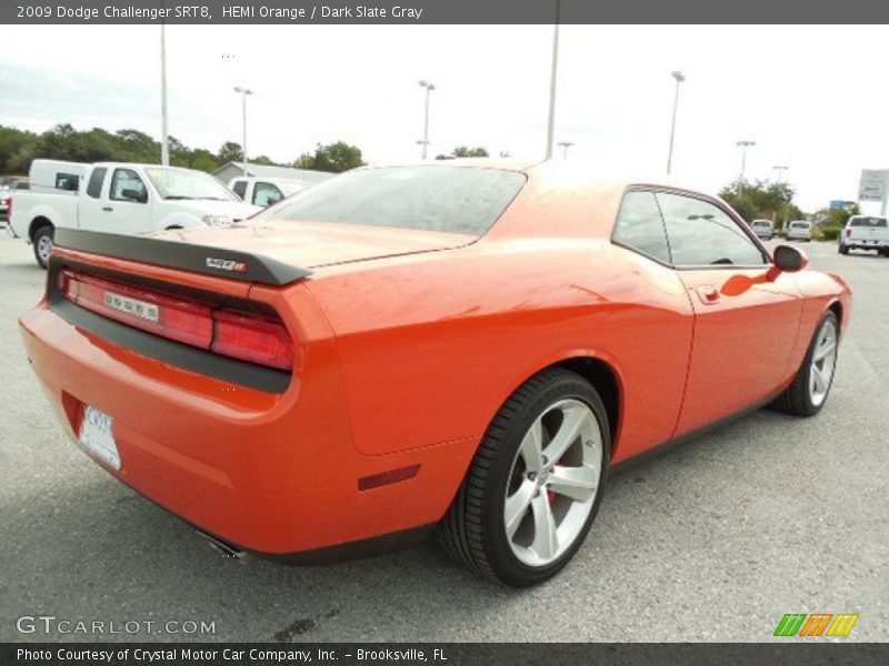 HEMI Orange / Dark Slate Gray 2009 Dodge Challenger SRT8