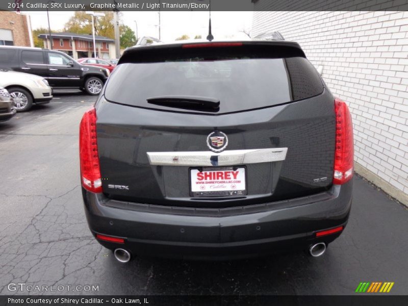 Graphite Metallic / Light Titanium/Ebony 2014 Cadillac SRX Luxury