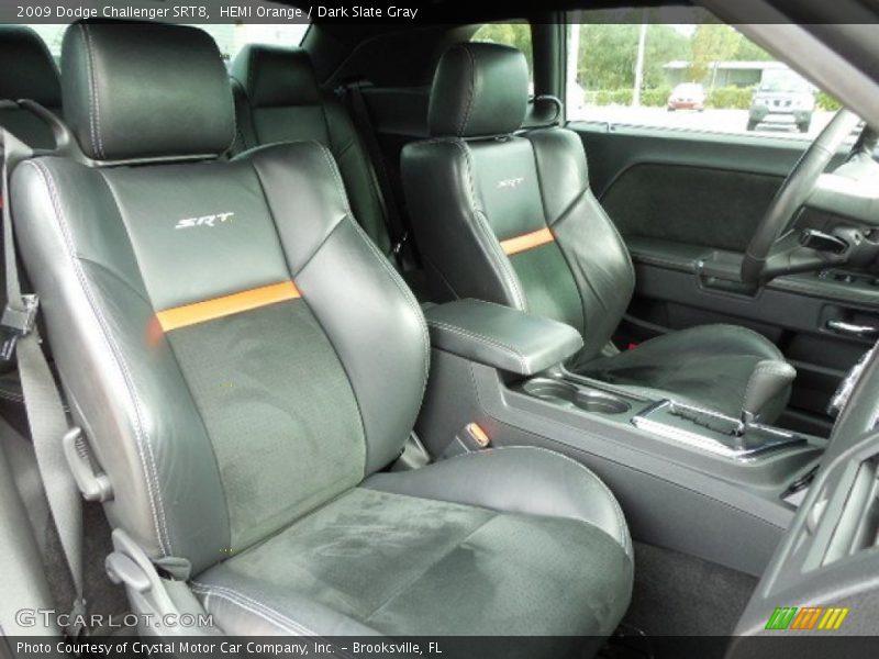 HEMI Orange / Dark Slate Gray 2009 Dodge Challenger SRT8