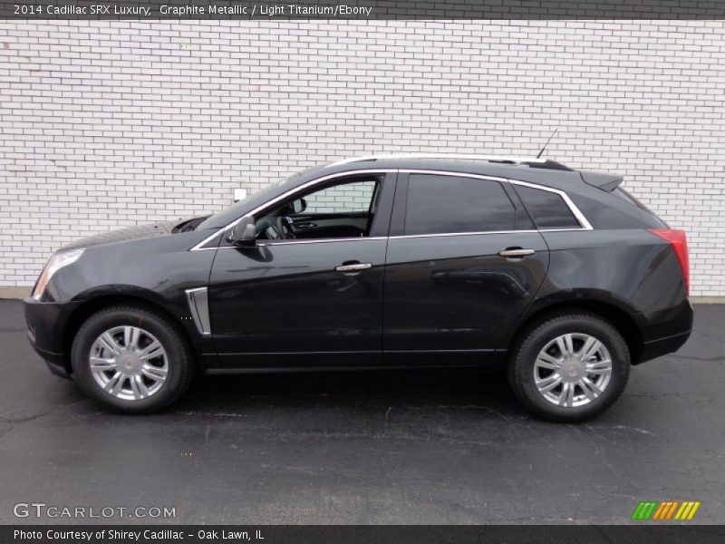 Graphite Metallic / Light Titanium/Ebony 2014 Cadillac SRX Luxury