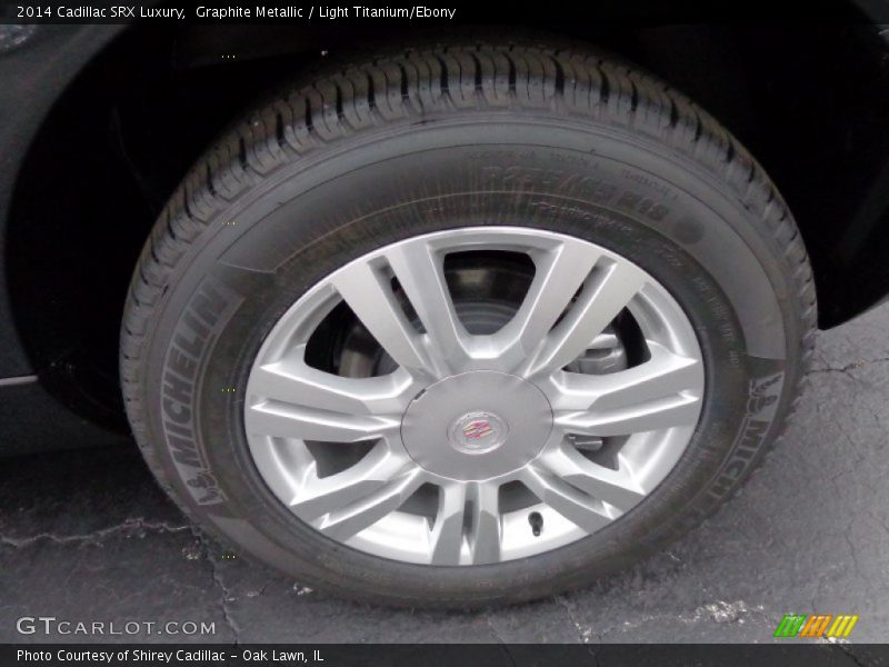 Graphite Metallic / Light Titanium/Ebony 2014 Cadillac SRX Luxury