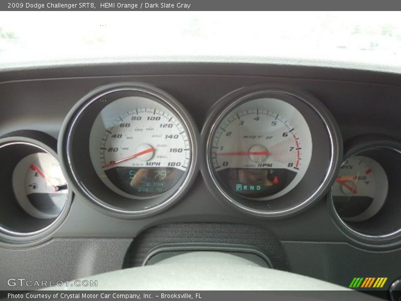 HEMI Orange / Dark Slate Gray 2009 Dodge Challenger SRT8