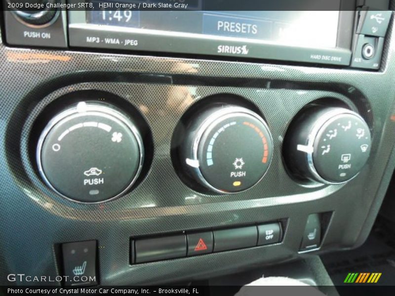 HEMI Orange / Dark Slate Gray 2009 Dodge Challenger SRT8