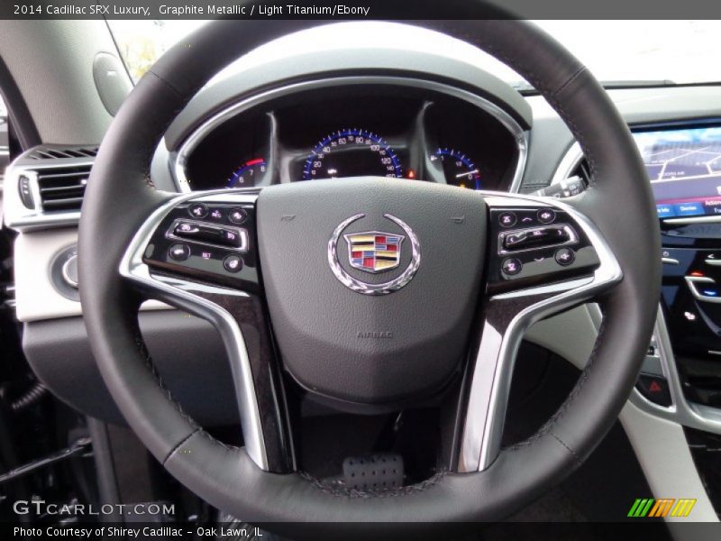 Graphite Metallic / Light Titanium/Ebony 2014 Cadillac SRX Luxury