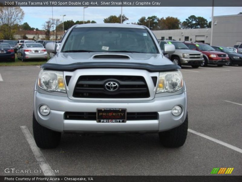 Silver Streak Mica / Graphite Gray 2008 Toyota Tacoma V6 TRD Sport Double Cab 4x4
