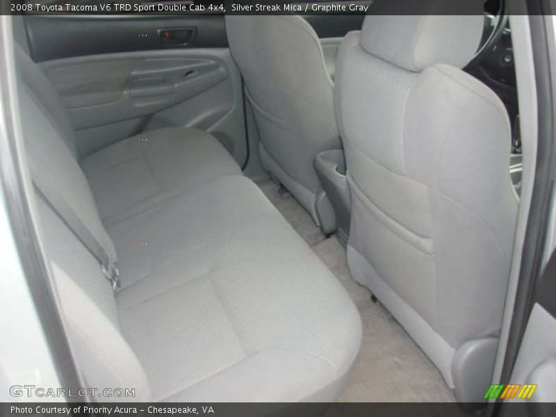 Silver Streak Mica / Graphite Gray 2008 Toyota Tacoma V6 TRD Sport Double Cab 4x4
