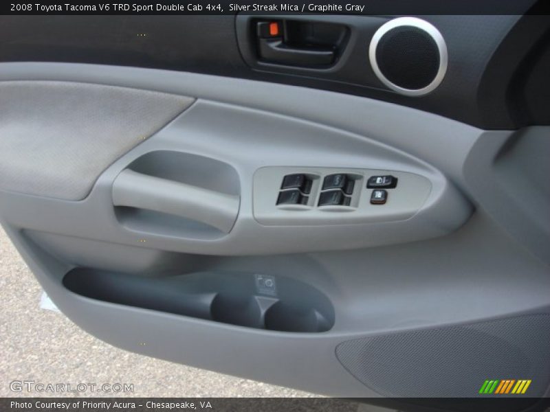 Silver Streak Mica / Graphite Gray 2008 Toyota Tacoma V6 TRD Sport Double Cab 4x4