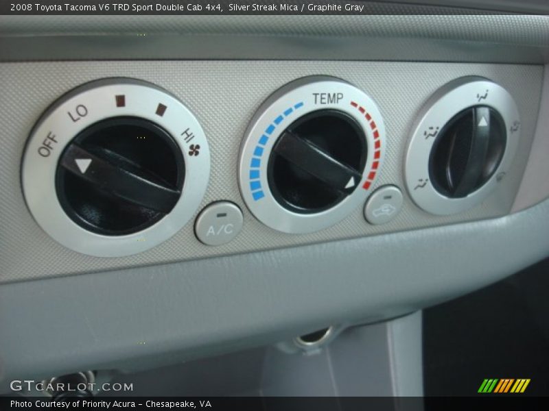 Silver Streak Mica / Graphite Gray 2008 Toyota Tacoma V6 TRD Sport Double Cab 4x4