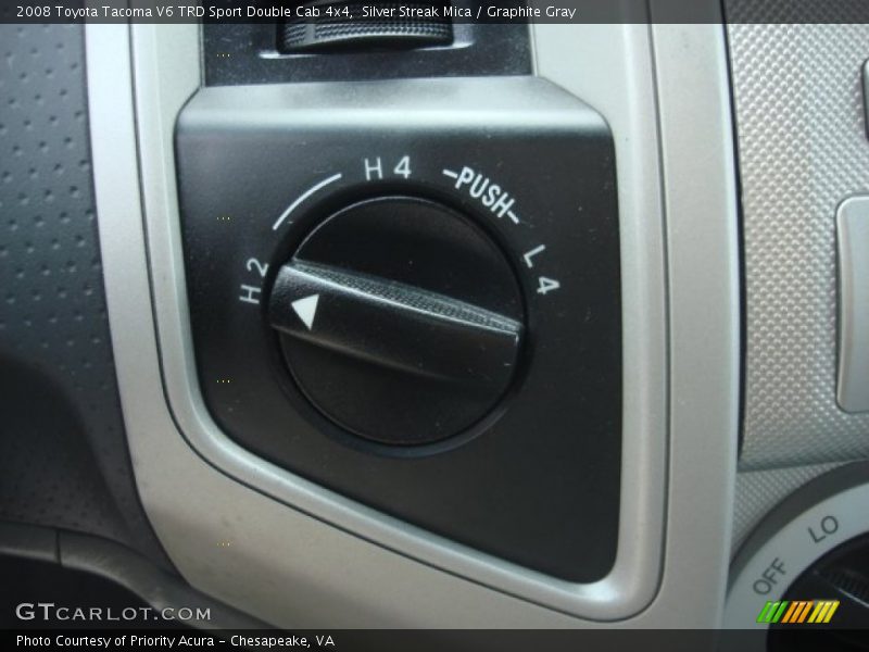 Silver Streak Mica / Graphite Gray 2008 Toyota Tacoma V6 TRD Sport Double Cab 4x4