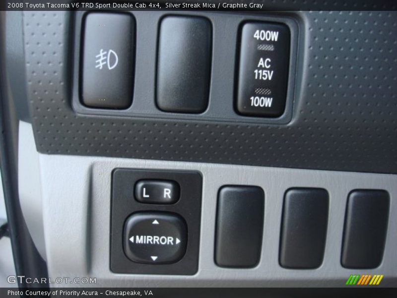 Silver Streak Mica / Graphite Gray 2008 Toyota Tacoma V6 TRD Sport Double Cab 4x4
