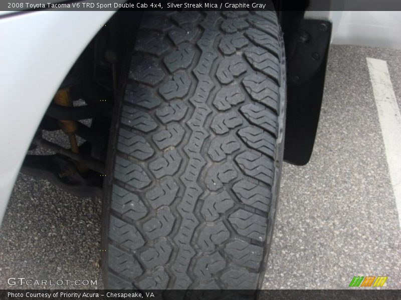 Silver Streak Mica / Graphite Gray 2008 Toyota Tacoma V6 TRD Sport Double Cab 4x4
