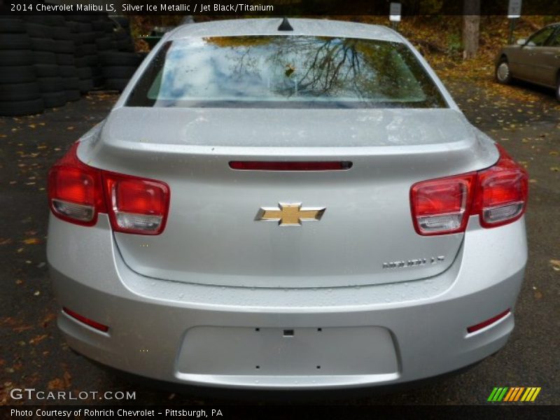 Silver Ice Metallic / Jet Black/Titanium 2014 Chevrolet Malibu LS