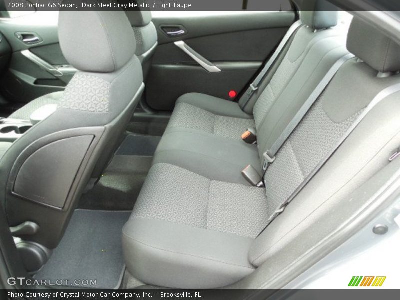 Dark Steel Gray Metallic / Light Taupe 2008 Pontiac G6 Sedan