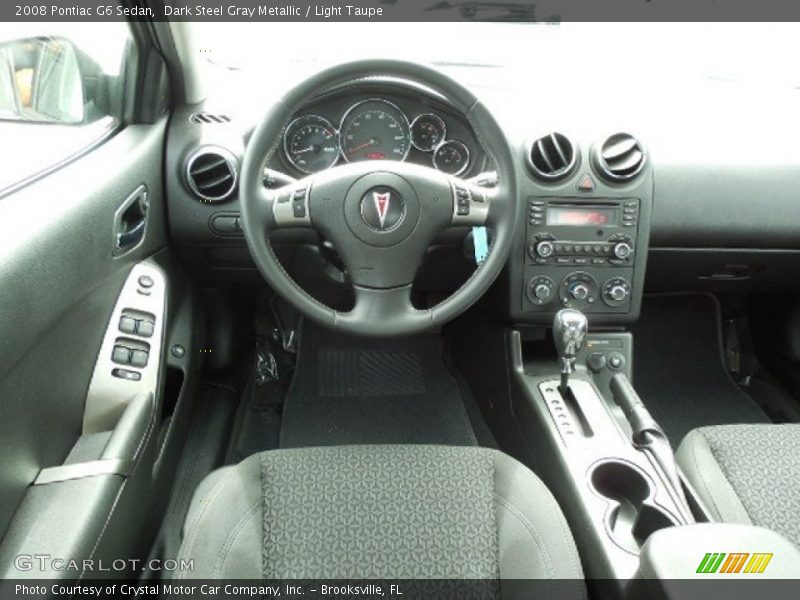 Dark Steel Gray Metallic / Light Taupe 2008 Pontiac G6 Sedan