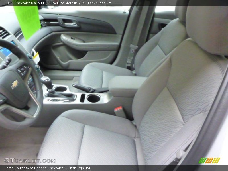 Silver Ice Metallic / Jet Black/Titanium 2014 Chevrolet Malibu LS