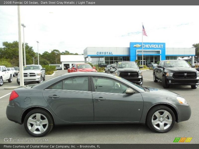 Dark Steel Gray Metallic / Light Taupe 2008 Pontiac G6 Sedan