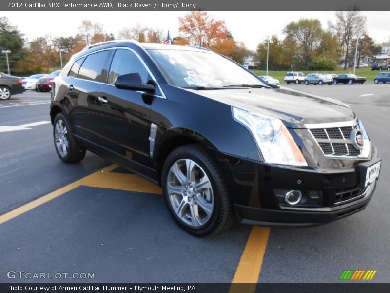 Black Raven / Ebony/Ebony 2012 Cadillac SRX Performance AWD
