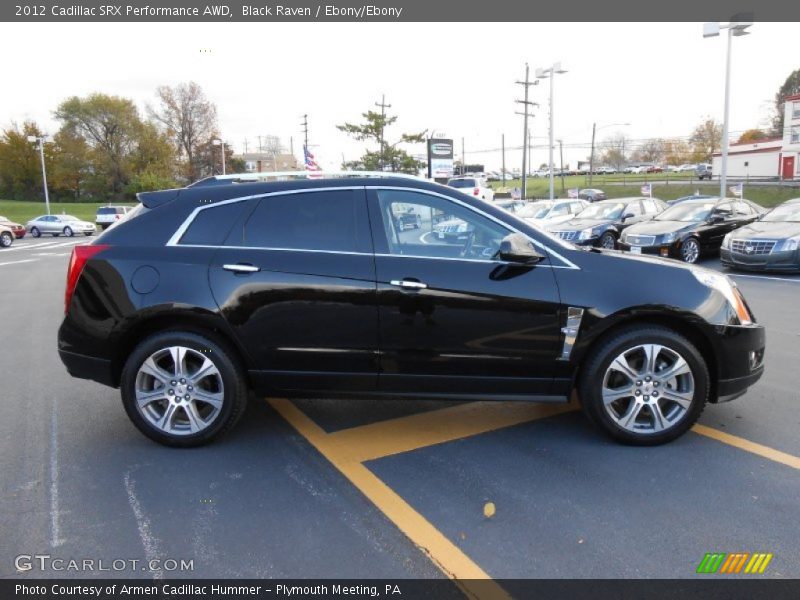 Black Raven / Ebony/Ebony 2012 Cadillac SRX Performance AWD