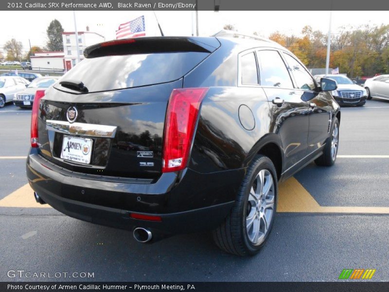 Black Raven / Ebony/Ebony 2012 Cadillac SRX Performance AWD