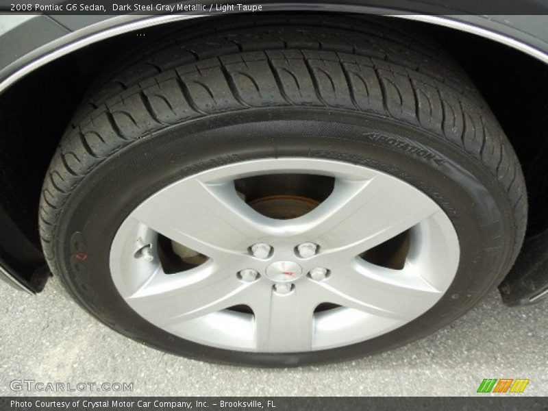 Dark Steel Gray Metallic / Light Taupe 2008 Pontiac G6 Sedan
