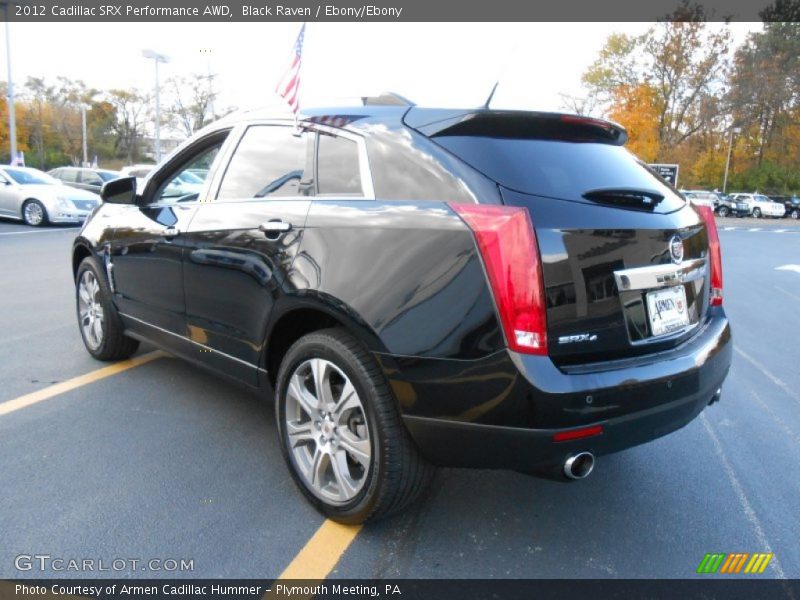 Black Raven / Ebony/Ebony 2012 Cadillac SRX Performance AWD