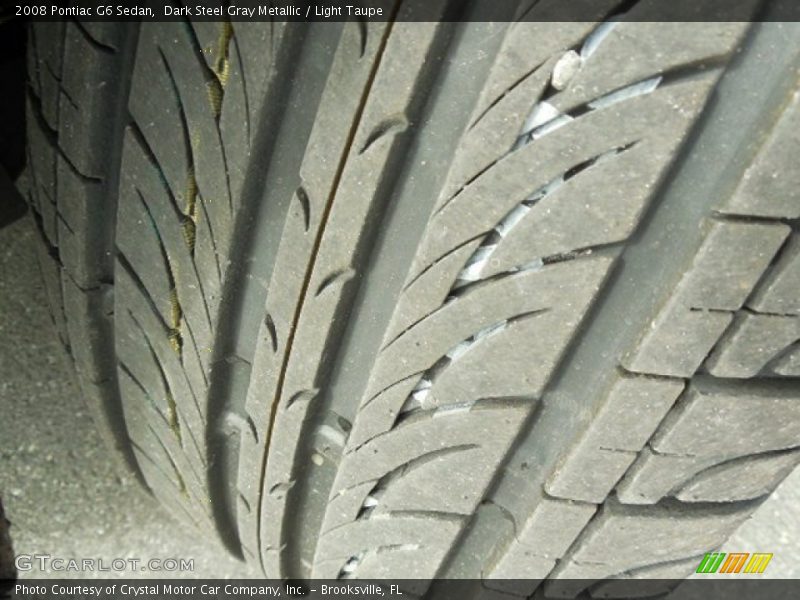 Dark Steel Gray Metallic / Light Taupe 2008 Pontiac G6 Sedan