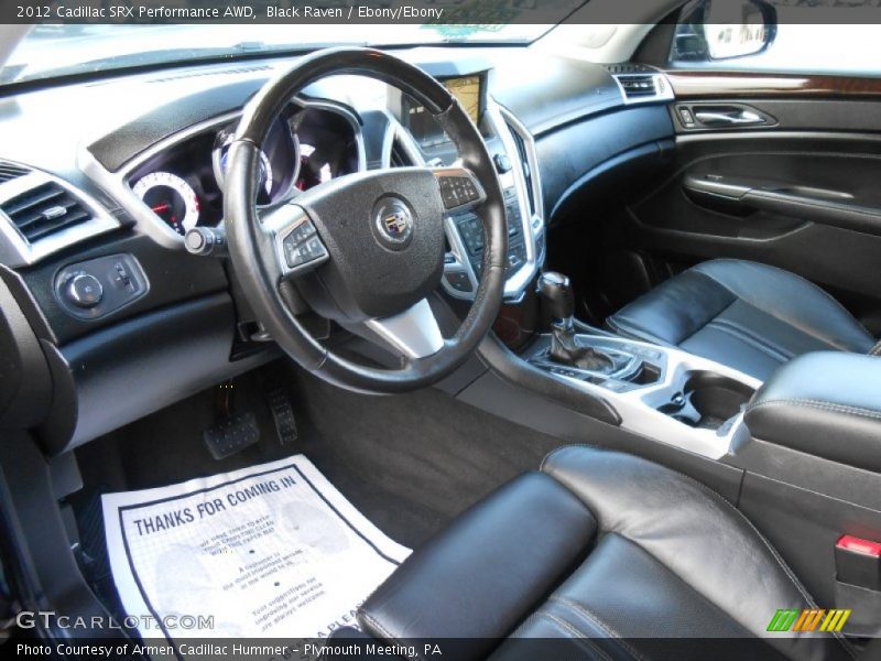 Black Raven / Ebony/Ebony 2012 Cadillac SRX Performance AWD