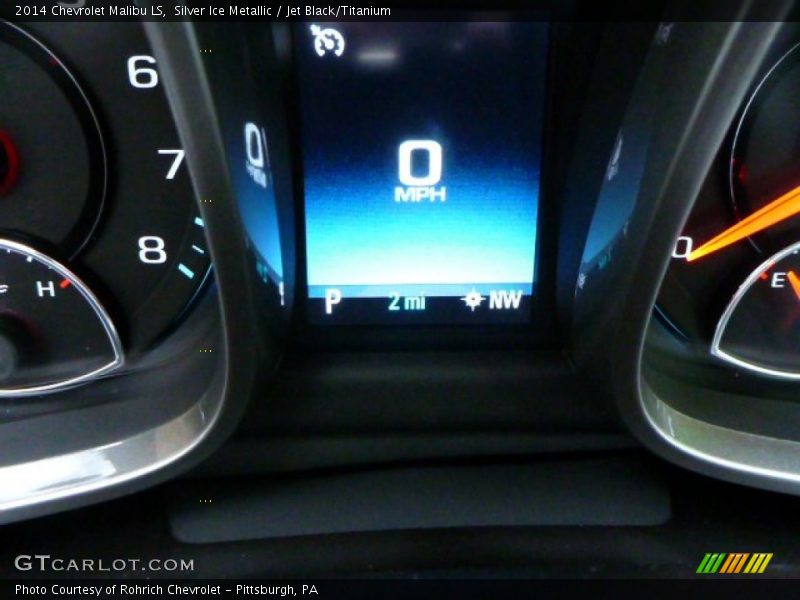 Silver Ice Metallic / Jet Black/Titanium 2014 Chevrolet Malibu LS
