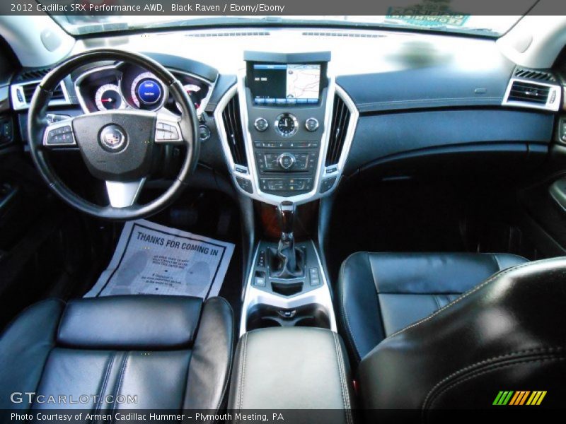 Black Raven / Ebony/Ebony 2012 Cadillac SRX Performance AWD