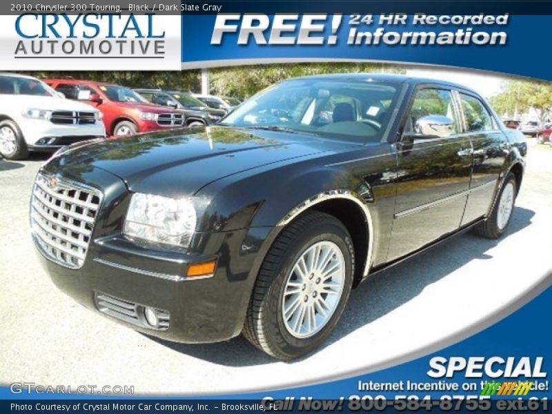 Black / Dark Slate Gray 2010 Chrysler 300 Touring