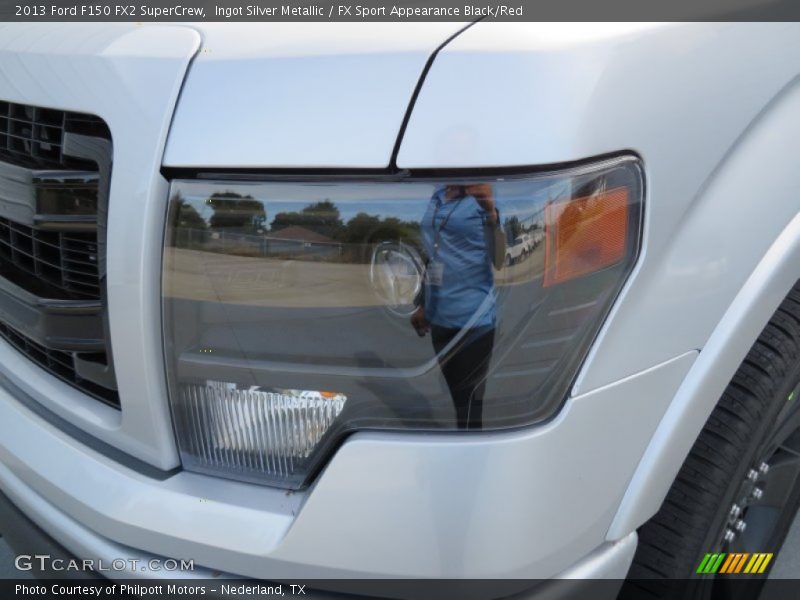 Ingot Silver Metallic / FX Sport Appearance Black/Red 2013 Ford F150 FX2 SuperCrew