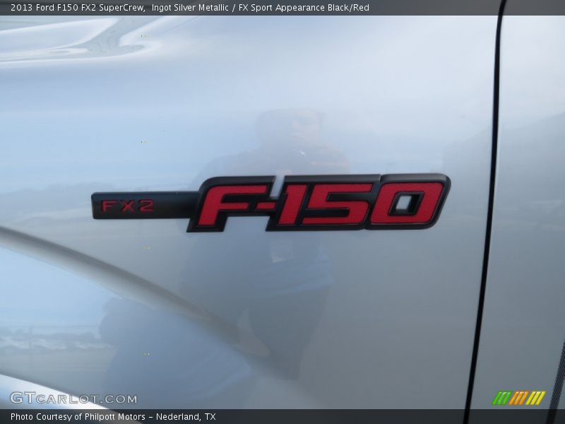 Ingot Silver Metallic / FX Sport Appearance Black/Red 2013 Ford F150 FX2 SuperCrew