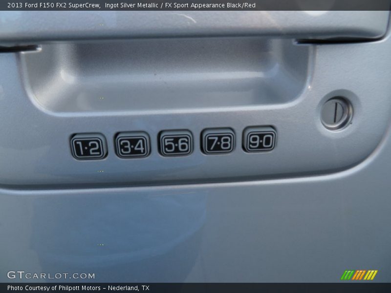 Ingot Silver Metallic / FX Sport Appearance Black/Red 2013 Ford F150 FX2 SuperCrew