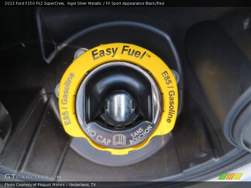 Ingot Silver Metallic / FX Sport Appearance Black/Red 2013 Ford F150 FX2 SuperCrew