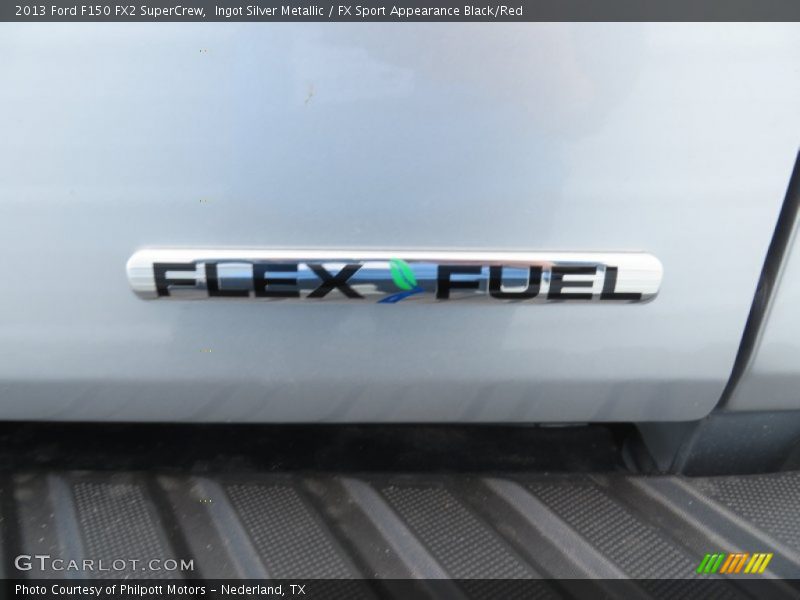 Ingot Silver Metallic / FX Sport Appearance Black/Red 2013 Ford F150 FX2 SuperCrew