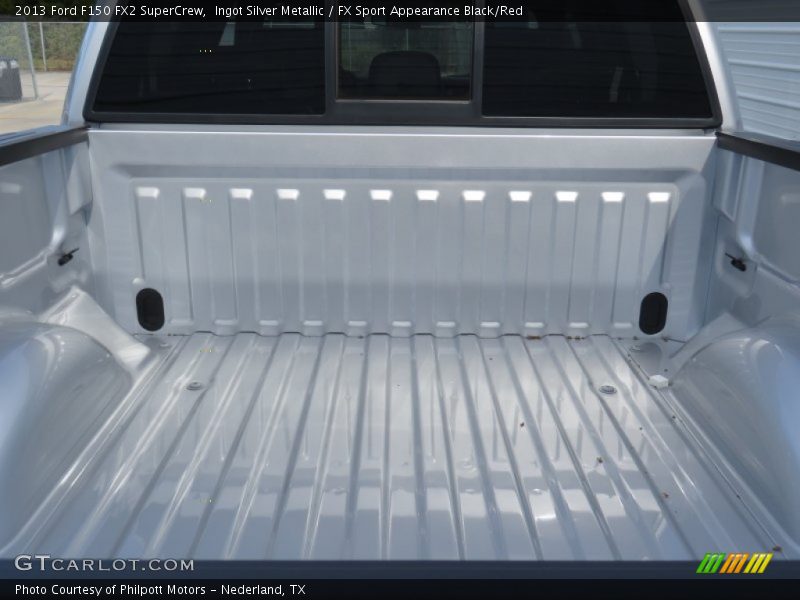 Ingot Silver Metallic / FX Sport Appearance Black/Red 2013 Ford F150 FX2 SuperCrew