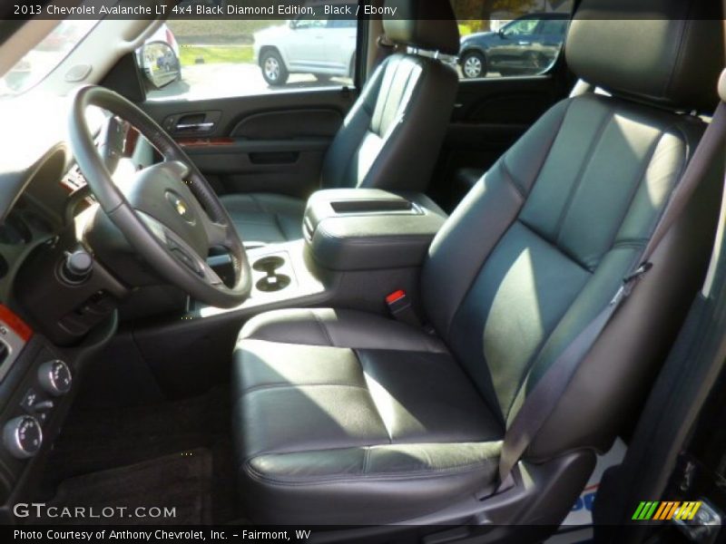 Black / Ebony 2013 Chevrolet Avalanche LT 4x4 Black Diamond Edition