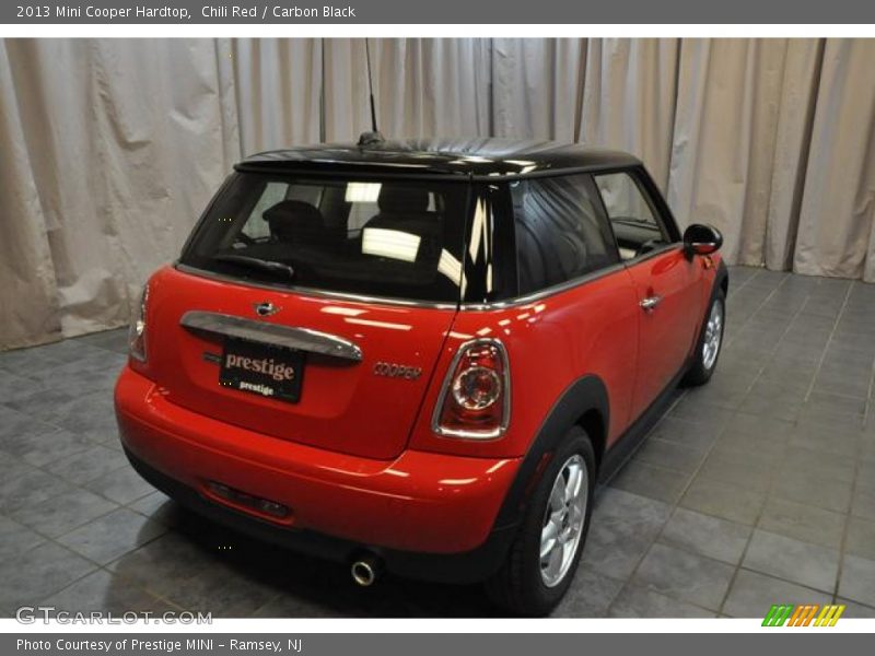 Chili Red / Carbon Black 2013 Mini Cooper Hardtop