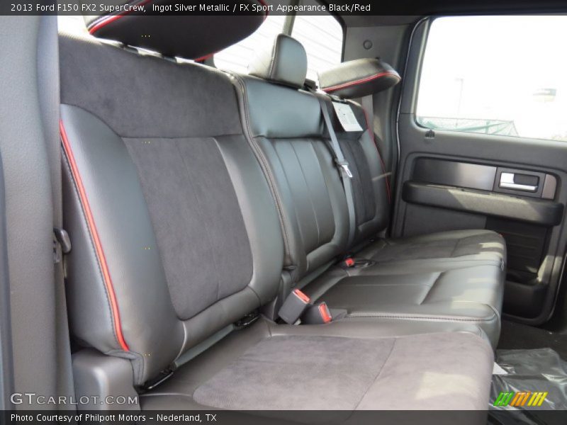 Ingot Silver Metallic / FX Sport Appearance Black/Red 2013 Ford F150 FX2 SuperCrew