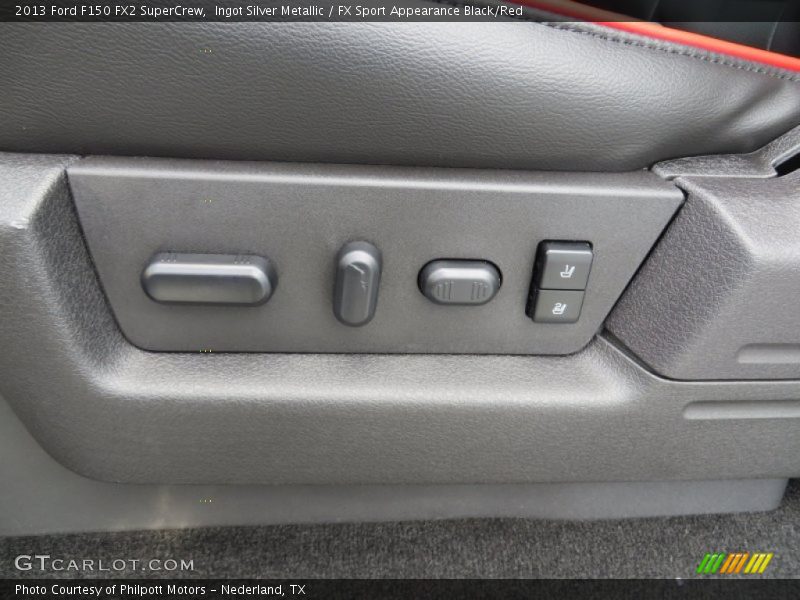Ingot Silver Metallic / FX Sport Appearance Black/Red 2013 Ford F150 FX2 SuperCrew