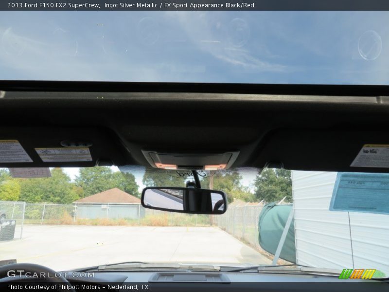 Ingot Silver Metallic / FX Sport Appearance Black/Red 2013 Ford F150 FX2 SuperCrew